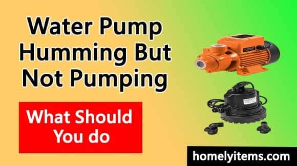 Water Pump Humming but not Pumping: What should you do?