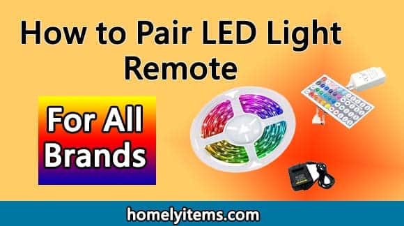 How to Pair LED Light Remote- All Brands