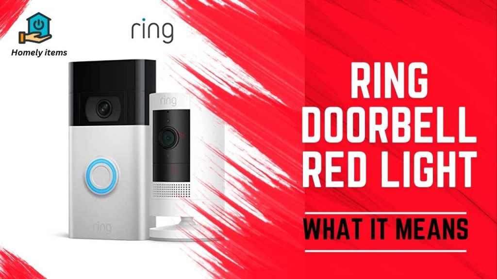 Ring Doorbell Red Light