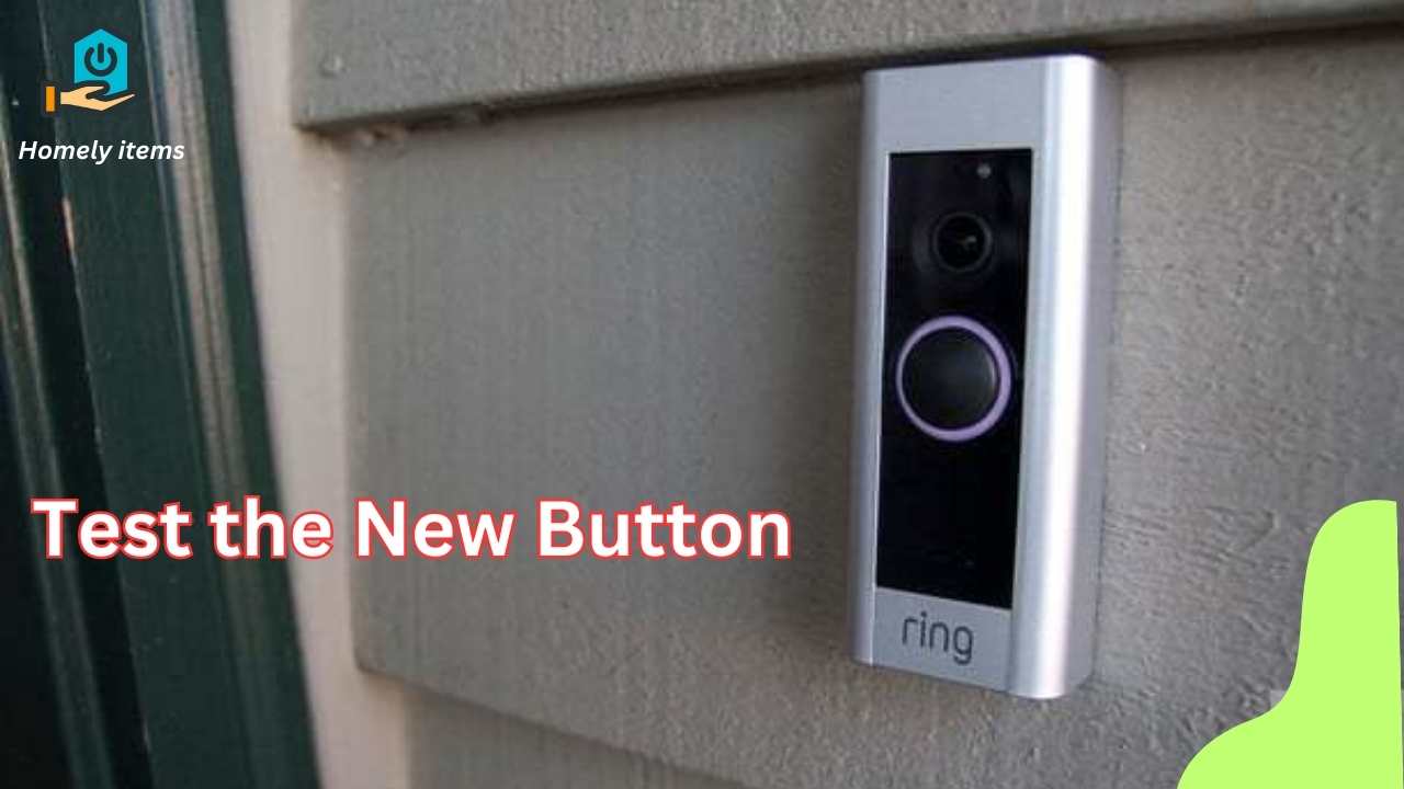 Test the new Button of Ring Doorbell Pro