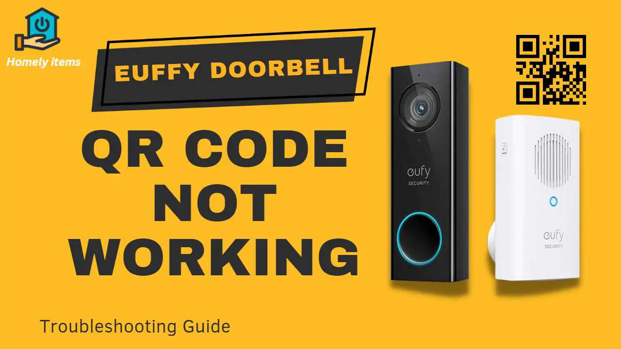 eufy doorbell qr code not working
