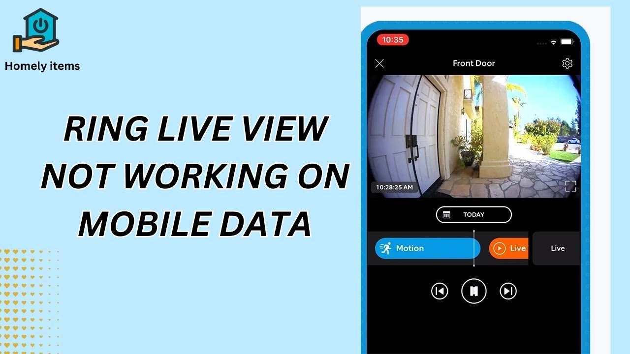 ring live view not working on mobile data