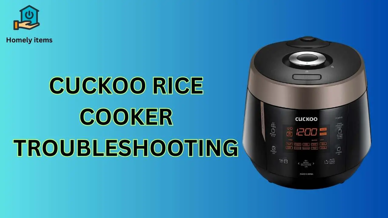 cuckoo rice cooker troubleshooting