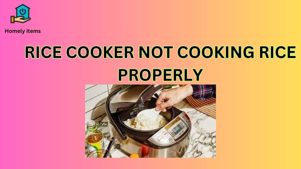 rice cooker not cooking rice properly