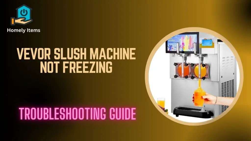 vevor slush machine not freezing