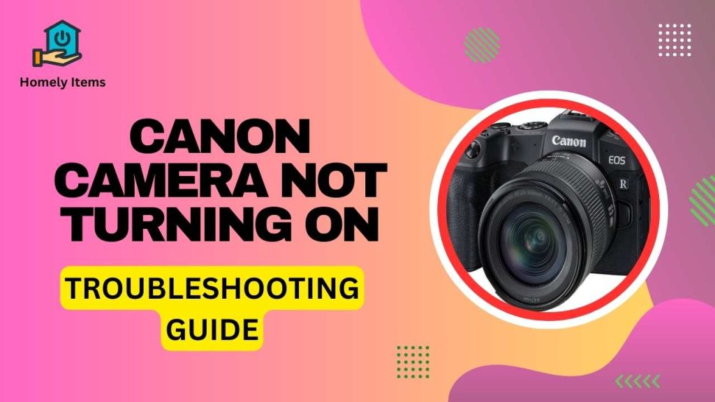 Canon Camera Not Turning On