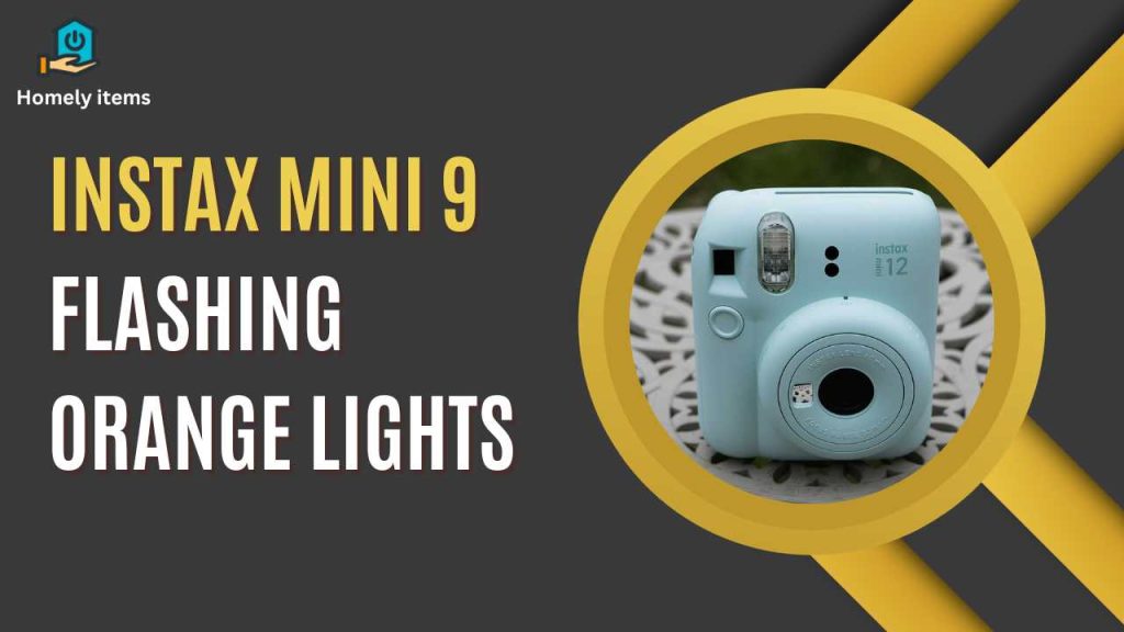 instax mini 9 blinking lights