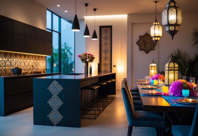Modern Interior Inspiration: Black Kitchens, Islamic Design, and Creative Party Decoration Ideas for a Stylish Home